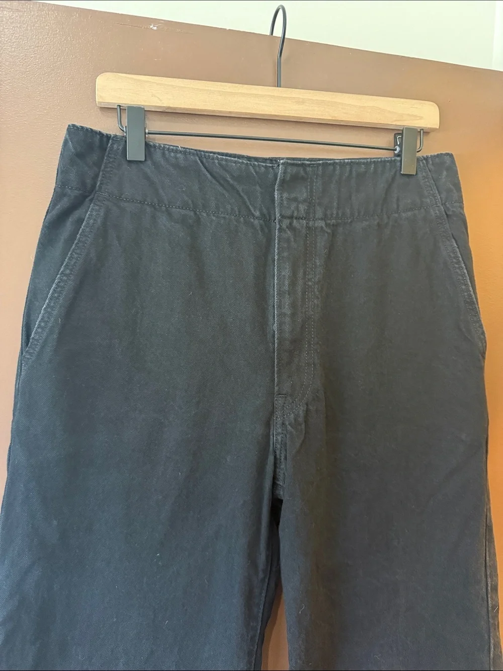 EUC Levi’s Ribcage Wide Leg Black Jeans